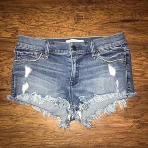 Frayed shorts